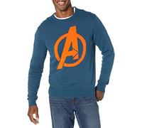 Amazon Essentials Disney | Marvel | Star Wars Maglioni girocollo Uomo, Avengers Logo - Mens, L