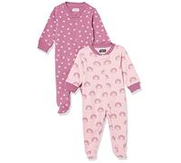 Amazon Essentials Disney | Marvel | Star Wars Pagliaccetto in cotone per dormire e giocare - colori fuori produzione Unisex Bimbi, Pacco da 2, Rosa, Star Wars Tiny Rebel, Prematuro