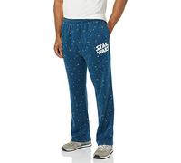 Amazon Essentials Disney | Marvel | Star Wars Pantaloni Sportivi in Pile (Disponibili in Taglie Extra Forti) Uomo, Star Wars Logo Ships, 4XL Plus