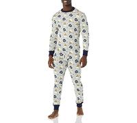 Amazon Essentials Disney | Marvel | Star Wars Pigiama in cotone aderente Uomo, Star Wars Winter - Mens Snug-fit, S