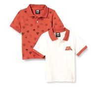 Amazon Essentials Disney | Marvel | Star Wars Polo in piqué a Maniche Corte Bambini e Ragazzi, Pacco da 2, Logo Star Wars, 11-12 Anni
