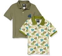 Amazon Essentials Disney | Marvel | Star Wars Polo in piqué a maniche corte Bambini e ragazzi, Pacco da 2, Star Wars - Fener, 9 anni