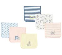 Amazon Essentials Disney | Marvel | Star Wars | Princess Baby Girls Soft Burp Cloths, confezione da 6, confezione da 6 Alice Tea Party, taglia unica