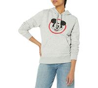 Amazon Essentials Disney | Marvel | Star Wars | Princess Felpe con Cappuccio in Pile (Disponibili in Taglie Forti) Donna, Topolino Classico, 3XL Plus
