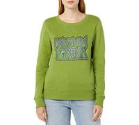 Amazon Essentials Disney | Marvel | Star Wars | Princess Felpe Girocollo Foderate in Pile Donna, Marvel Wakanda Forever, XL