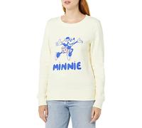 Amazon Essentials Disney | Marvel | Star Wars | Princess Felpe Girocollo Foderate in Pile Donna, Minnie Gioia, M