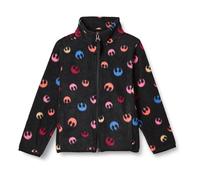 Amazon Essentials Disney | Marvel | Star Wars | Princess Giacca in pile con collo a lupetto con cerniera intera Bambine e ragazze, Star Wars - Alleanza Ribelle, 9 anni