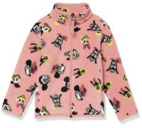 Amazon Essentials Disney | Marvel | Star Wars | Princess Giacca in Pile con Collo a Lupetto con Cerniera Intera Bambine e Ragazze, Minni And Friends, 4 Anni