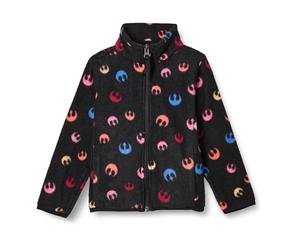 Amazon Essentials Disney | Marvel | Star Wars | Princess Giacca in Pile con Collo a Lupetto con Cerniera Intera Bambine e Ragazze, Star Wars - Alleanza Ribelle, 10 Anni