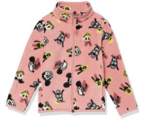 Amazon Essentials Disney | Marvel | Star Wars | Princess Giacca in Pile con Collo a Lupetto con Cerniera Intera Bambine e Ragazze, Minni And Friends, 10 Anni