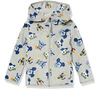 Amazon Essentials Disney | Marvel | Star Wars | Princess Giacche con Cappuccio e Cerniera Intera in Pile Bambine e Ragazze, Topolino And Friends, 8 Anni