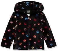 Amazon Essentials Disney | Marvel | Star Wars | Princess Giacche con cappuccio e cerniera intera in pile Bambine e ragazze, Star Wars - Alleanza Ribelle, 5 anni