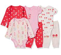 Amazon Essentials Disney | Marvel | Star Wars Set Completo da 6 Pezzi Unisex Bambini, Pacco da 6, Minnie Rainbow Chaser, 24 mesi