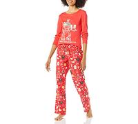 Amazon Essentials Disney | Marvel | Star Wars Set da Notte Pigiama in Flanella Donna, Star Wars Holiday - Womens, XL