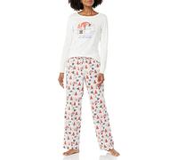 Amazon Essentials Disney | Marvel | Star Wars Set da Notte Pigiama in Flanella Donna, Star Wars Mando Winter - Womens, XS