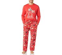 Amazon Essentials Disney | Marvel | Star Wars Set da Notte Pigiama in Flanella Uomo, Star Wars Holiday - Mens, M