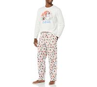 Amazon Essentials Disney | Marvel | Star Wars Set da Notte Pigiama in Flanella Uomo, Star Wars Mando Winter - Mens, XS