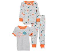 Amazon Essentials Disney | Marvel | Star Wars Set di Pigiama da Notte Attillati in Cotone Bambini e Ragazzi, Pacco da 3, Set di 3 Navi di Star Wars, 4 Anni