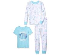Amazon Essentials Disney | Marvel | Star Wars Set Pigiama Bambine e ragazze, Bianco/Blu, Frozen 2 - Più Forti Insieme, 2 anni