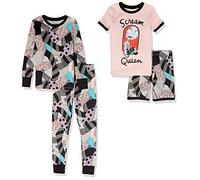Amazon Essentials Disney | Marvel | Star Wars Set Pigiama Bambine e Ragazze, Nightmare Scream Queen, 8 Anni