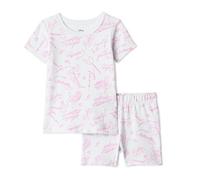 Amazon Essentials Disney Set Pigiama Maniche Corte Unisex - Bambini e ragazzi, Firma Della Principessa, 3 anni
