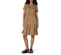 Amazon Essentials Donna Abito a Balze a Girocollo e a Maniche Corte