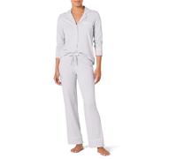 Amazon Essentials Donna Camicia a Maniche Lunghe in Modal di Cotone e Pigiama a Tutta Lunghezza