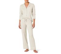 Amazon Essentials Donna Camicia a Maniche Lunghe in Modal di Cotone e Pigiama a Tutta Lunghezza