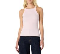 Amazon Essentials Donna Canotta a Coste Elasticizzata con Collo Alto ed Elasticità Uniforme, vestibilità Aderente