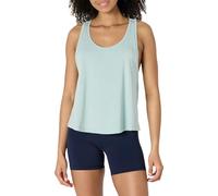 Amazon Essentials Donna Canotta Leggera Sportiva Tecnica per Yoga in Morbido Cotone, Schiena Olimpionica, con Giromanica Sceso, vestibilità Comoda