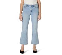 Amazon Essentials Donna Jeans Cropped alla Moda, a Vita Media con Fondo Svasato, Mediamente Elasticizzati