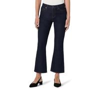 Amazon Essentials Donna Jeans Cropped alla Moda, a Vita Media con Fondo Svasato, Mediamente Elasticizzati