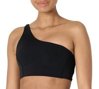 Amazon Essentials Donna Reggiseno Sportivo Tecnico in FormFlex Morbidissimo, Sostegno Leggero, Monospalla, Spalline Incrociate sulla Schiena