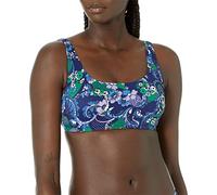 Amazon Essentials Donna Top Corto da Mare con Scollo Rotondo