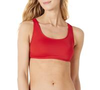 Amazon Essentials Donna Top Corto da Mare con Scollo Rotondo