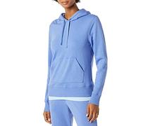 Amazon Essentials Felpa con Cappuccio in Pile vestibilità Regular (Taglie Forti Disponibili) Donna, Blu Puntinato, S