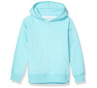 Amazon Essentials Felpa con Cappuccio Modello Pullover Bambine e Ragazze, Blu Acqua, 6-7 Anni