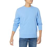 Amazon Essentials Felpa Girocollo Leggera in Spugna Francese e Pile a Maniche Lunghe Uomo, Blu di Francia, S