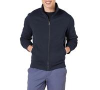 Amazon Essentials Felpa in Pile con Zip e Collo a Lupetto, Peso Medio, Vestibilità Classica Uomo, Blu Marino, XL