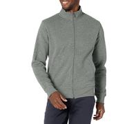 Amazon Essentials Felpa in Pile con Zip e Collo a Lupetto, Peso Medio, Vestibilità Classica Uomo, Grigio Medio Puntinato, XXL