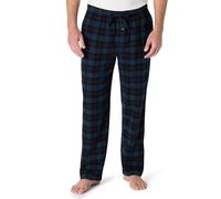 Amazon Essentials Flannel Pajama Pant, Pantaloni pigiama Uomo, Blu (Navy/Black Plaid), X-Small