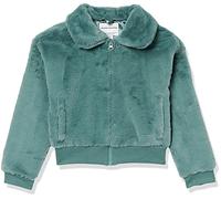 Amazon Essentials Giacca in Finta Pelliccia Bambine e Ragazze, Verde, 2 Anni