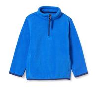 Amazon Essentials Giacca Invernale Modello Pullover con Zip Corta in Pile Bambini e Ragazzi, Blu, 4 Anni