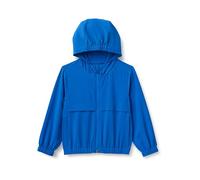 Amazon Essentials Giacca Sportiva Tecnica con Cappuccio ad Alte Prestazioni, in Tessuto Elasticizzato, con Cerniera Integrale Bambini e ragazzi, Blu, 5 anni
