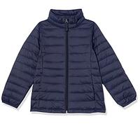 Amazon Essentials Giacche Effetto Piumino Leggere, Idrorepellenti e Ripiegabili Bambine e Ragazze, Blu Marino, 10 Anni