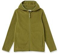 Amazon Essentials Giaccone Imbottito a Maniche Lunghe in Pile Polare con Cappuccio e Zip Integrale Bambini e Ragazzi