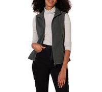 Amazon Essentials Gilet in Morbido Pile Senza Maniche dalla vestibilità Classica (Disponibile in Taglie Forti) Donna, Carbone Puntinato, S