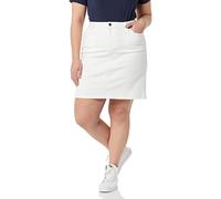 Amazon Essentials Gonna Classica a 5 Tasche in Denim (Taglie Forti Disponibili) Donna, Bianco, 54 Plus