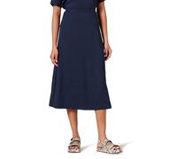Amazon Essentials Gonna Lunghezza Midi in Georgette Sfoderata Donna, Blu Marino, 46-48