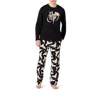 Amazon Essentials Harry Potter Completo Pigiama con Pantaloni e Maglia a Maniche Lunghe in Flanella Uomo, Edvige Di Harry Potter - Da Uomo, L